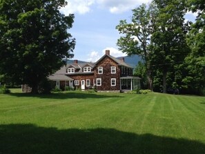 South front of yard, looking North 