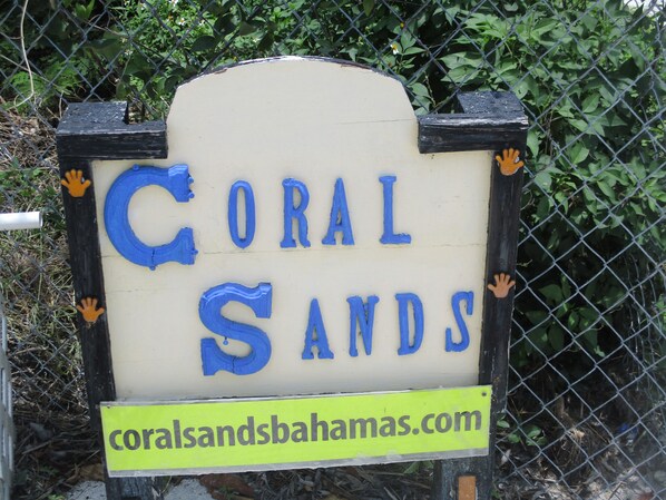 House sign on the road