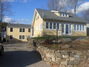 View of Main House and Back House with Upper and Lower Level Cottages