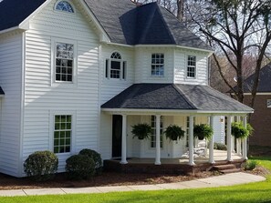 Inviting front porch