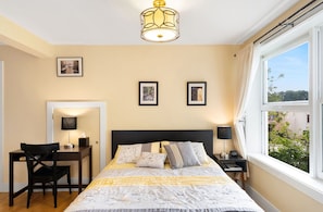 Nothing beats a good night's sleep on our supportive queen mattress.