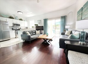 Spacious and bright, open concept
