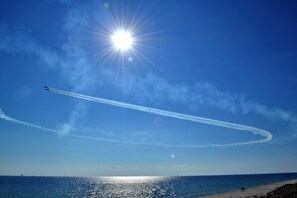 The Blue Angels often practice right in front of our home