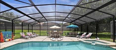 1600 Sq ft outdoor Oasis! Largest pool deck in Windsor Hills 