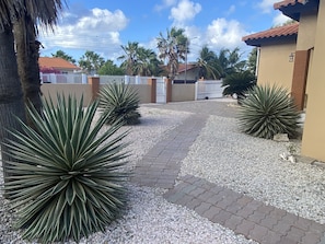 Walkway to backyard