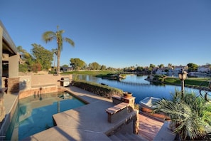 Amazing views of the golf course and lake. Swimming pool Heating optional,  fee required 