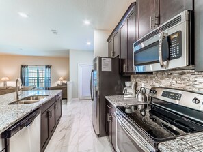 Functional Kitchen set up with all you need for a relaxed family meal