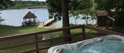 Waterfront View from the hot tub deck