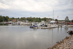 In town on the Kennebunk River with 13' tide 