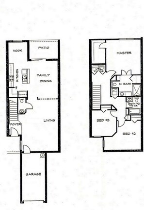 Floor plan to the home