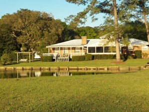 River side of house.