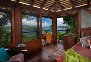 Main living area and sea view