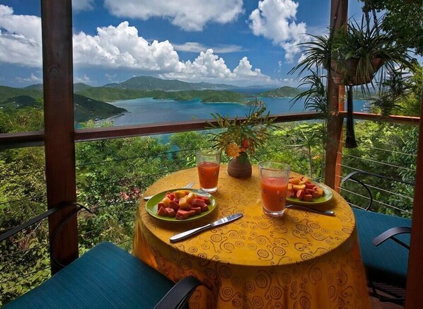 Breakfast in the Virgin Islands