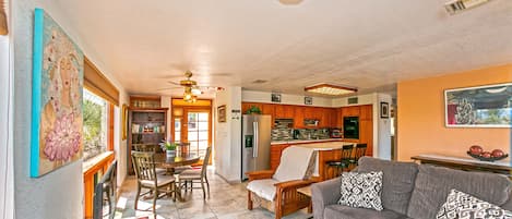 Living room and tv area