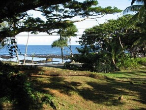 Panoramic picture 1/2.  View from Living Room