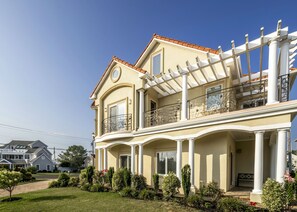 Side Exterior on 19th Street, featuring fabulous balconies w/ direct ocean views