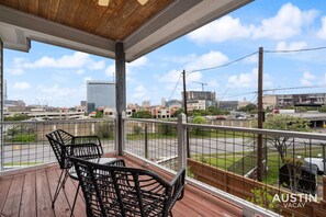 View from the patio off of the living room on the second floor