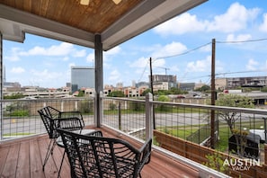 View from the patio off of the living room on the second floor