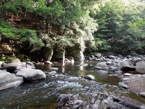 Mill Stream in September (across the road from the house) A lovely trout stream.