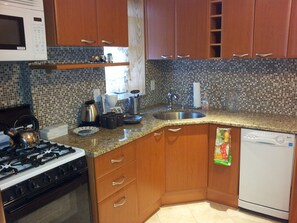 Our shared  with the host state of the art kitchen with euro-style construction