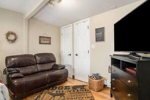 Sitting area with smart TV