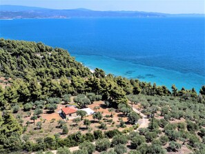 Secluded. Totally isolated from other houses offering maximum privacy.