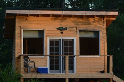 Riverfront Cabins Where You Can View Salmon From Mid July To September