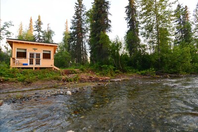 Riverfront Cabins Where You Can View Salmon From Mid July To September