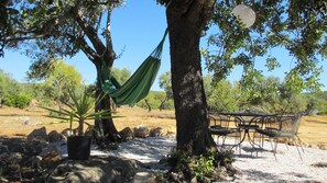 Terrace with hammock