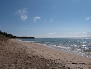 3 miles of beautiful sand beach to walk on!