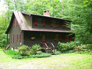 Nestled in the woods, along the Delaware River, the Knoll is a true get away!