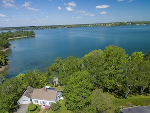 Reed Cove to Harpswell Sound - location of 10 Sunset View Lane, Orrs Island