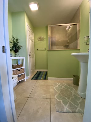 Off the master bedroom your private bath