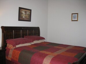 Second Bedroom with queen bed and TV