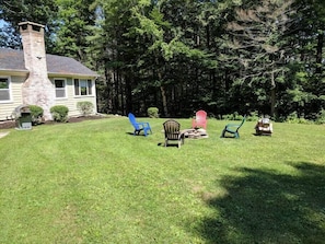 Exterior Looking East, Fire Pit