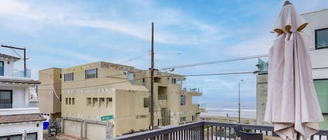 View from the deck. Second house with 20 steps from ocean