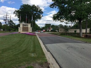 Turn left after Walden sign.