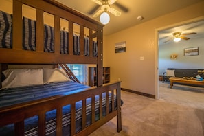 Kids will love the bunk beds in the 2nd bedroom!