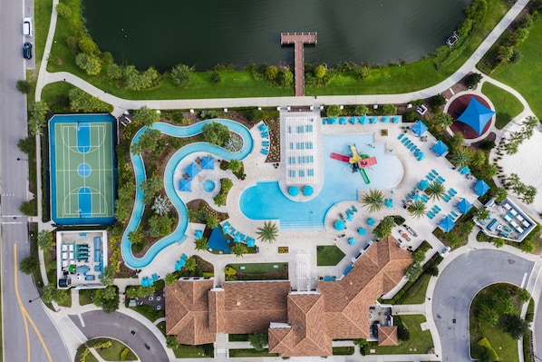 Resort heated water park and amenities