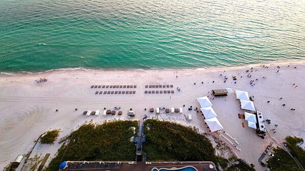 beach view from balcony