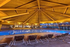 Indoor heated pool located in clubhouse.Hours of operation in my listing