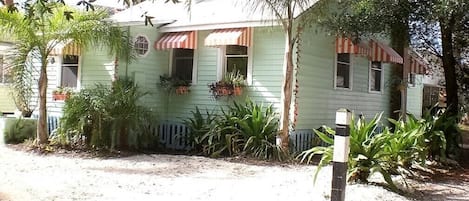 Lighthouse Cottage in former Ft. Screven.  NCO house. 1920.