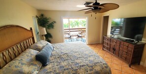 Master bedroom w/65 inch tv and a 35ft private balcony all to yourself.