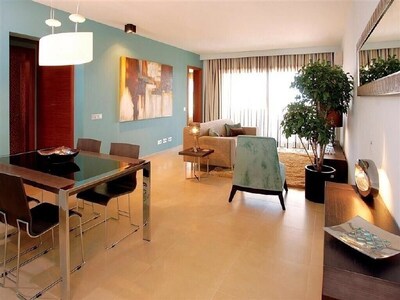 Two bedroom apartment with private pool and sea view on 5* spa resort in Luz