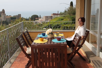 Impresionante vista al mar apartamento de vacaciones en la Toscana