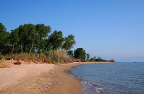 The Beach outside Villa Lefka