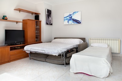 Penthouse 1/6 pers central Jaca near ski slopes