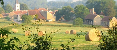 Corsaint village in the Côte d'Or department