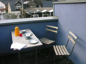 The Blue House balcony