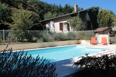 Comfortable French house in beautiful location.